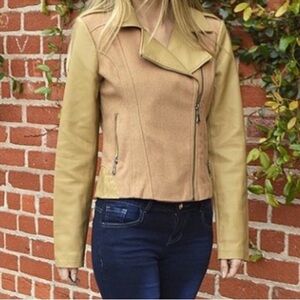 NWT Side Zip Fastening Khaki Jacket